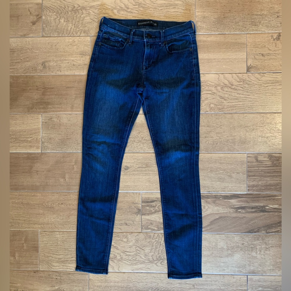 Express Jeans Leggings Mid Rise Size 2R